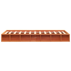 vidaXL Bed Frame | Wax Brown | Solid Pine Wood | Single | Durable | Bed Frame 5