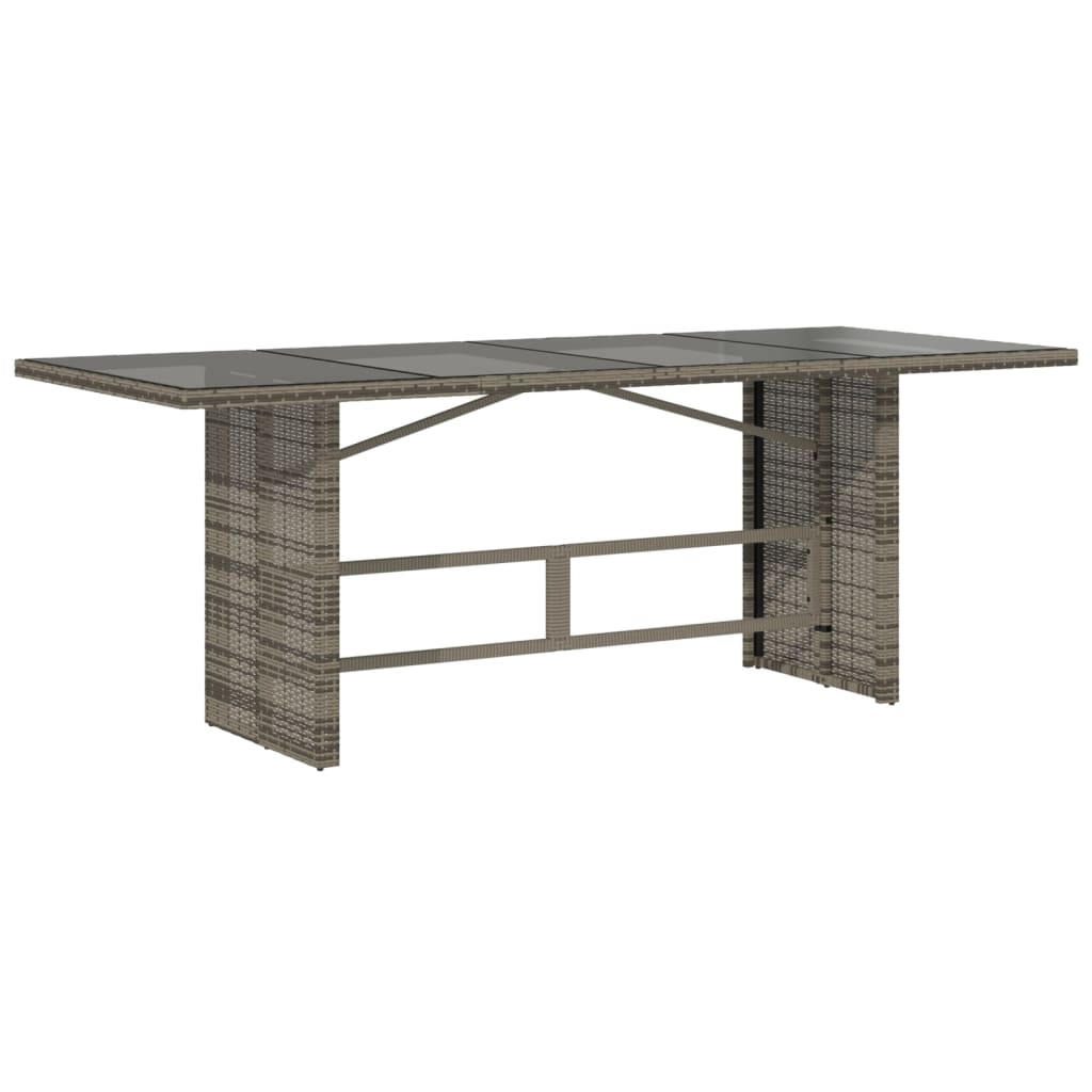 Garden Dining Cushions Grey Poly Rattan