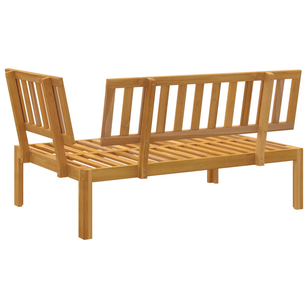 Garden Pallet Solid Wood Acacia brown Corner sofa
