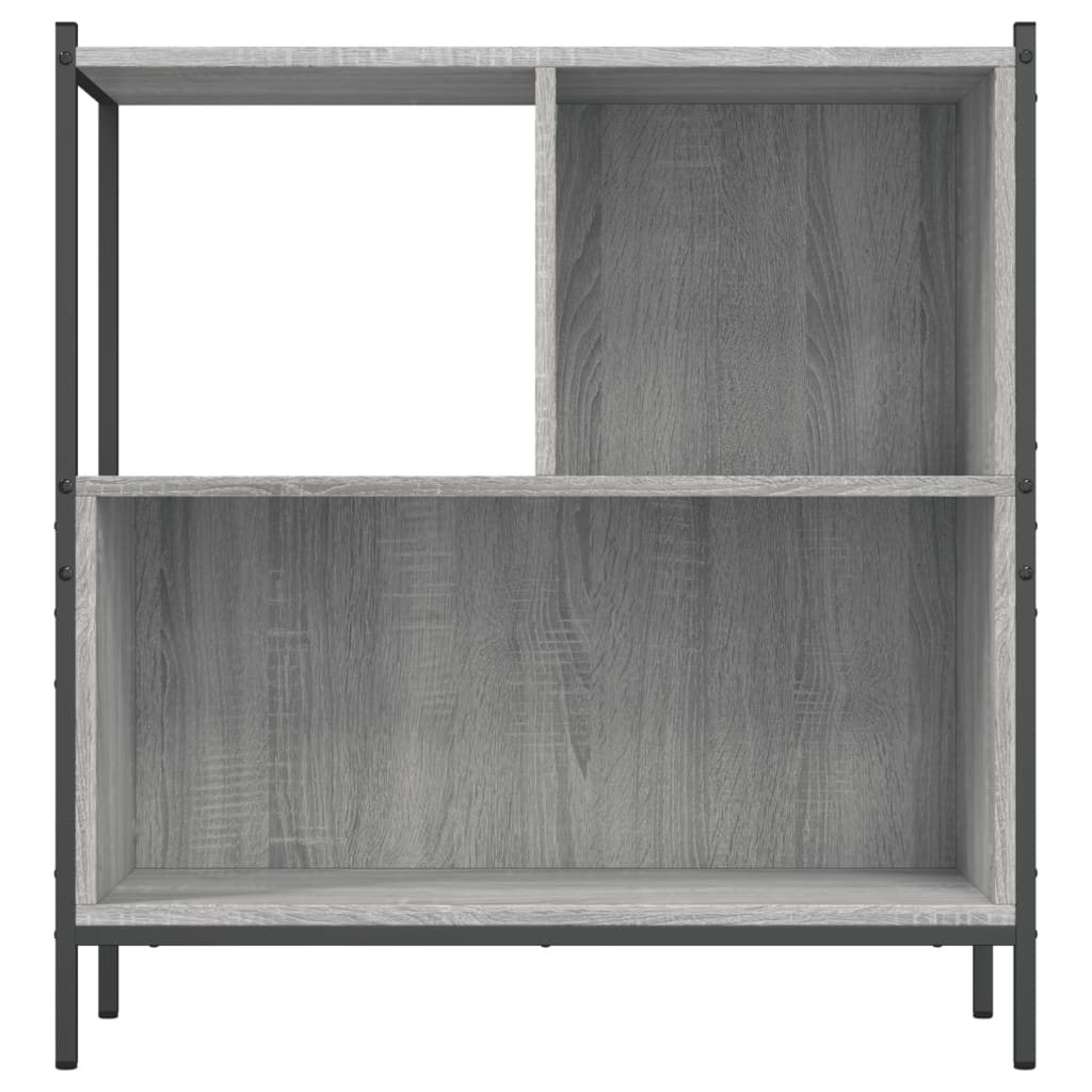 vidaXL Bookcase Grey Sonoma 72x28x77.5 cm Engineered Wood 5