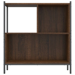 vidaXL Bookcase Brown Oak 72x28x77.5 cm Engineered Wood 5