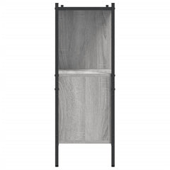 vidaXL Bookcase Grey Sonoma 102x28x77.5 cm Engineered Wood 6