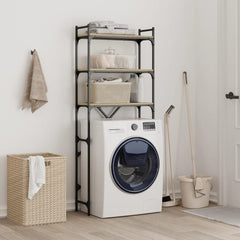 vidaXL Washing Machine Shelf Sonoma Oak 67x25x163 cm Engineered Wood 3