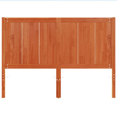 vidaXL Headboard Wax Brown 135 cm Solid Wood Pine 4
