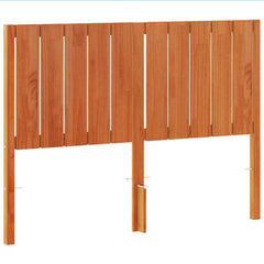 vidaXL Headboard Wax Brown 135 cm Solid Wood Pine 2