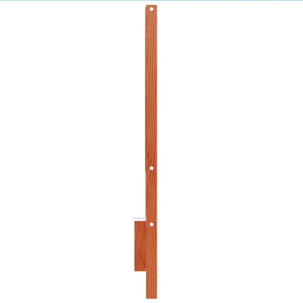vidaXL Headboard Wax Brown 135 cm Solid Wood Pine 5