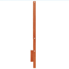 vidaXL Headboard Wax Brown 135 cm Solid Wood Pine 5