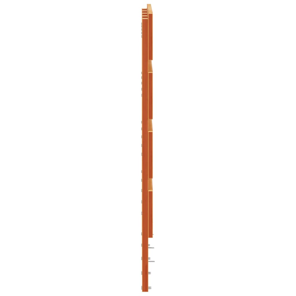 vidaXL Headboard Wax Brown 150 cm Solid Wood Pine 6