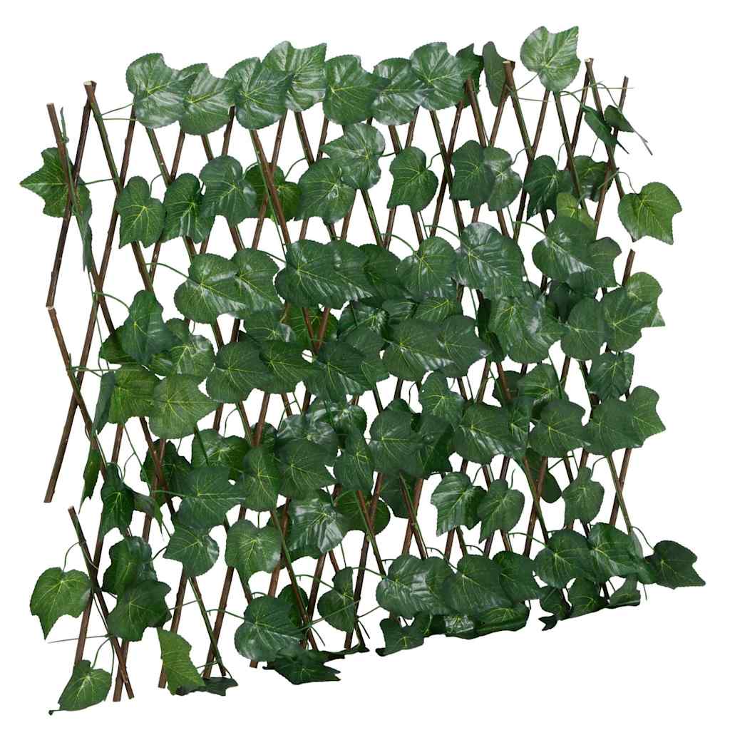vidaXL Artificial Grape Leaf Trellis Expandable Green 5 pcs 190x60 cm 2