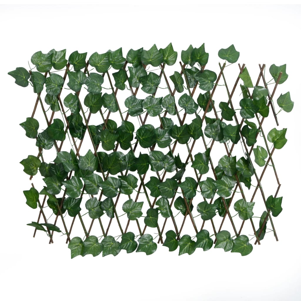 vidaXL Artificial Grape Leaf Trellis Expandable Green 5 pcs 190x60 cm 3