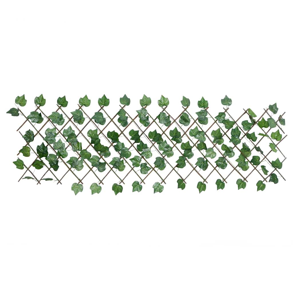 vidaXL Artificial Grape Leaf Trellis Expandable Green 5 pcs 190x60 cm 4