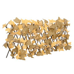 vidaXL Artificial Maple Leaf Trellis Expandable Orange 5 pcs 180x30 cm 2