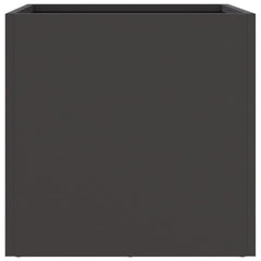 vidaXL Planters 2 pcs Black 32x30x29 cm Steel 6