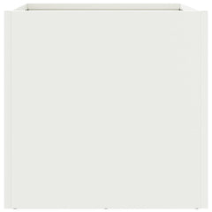 vidaXL Planter White 32x30x29 cm Steel 6