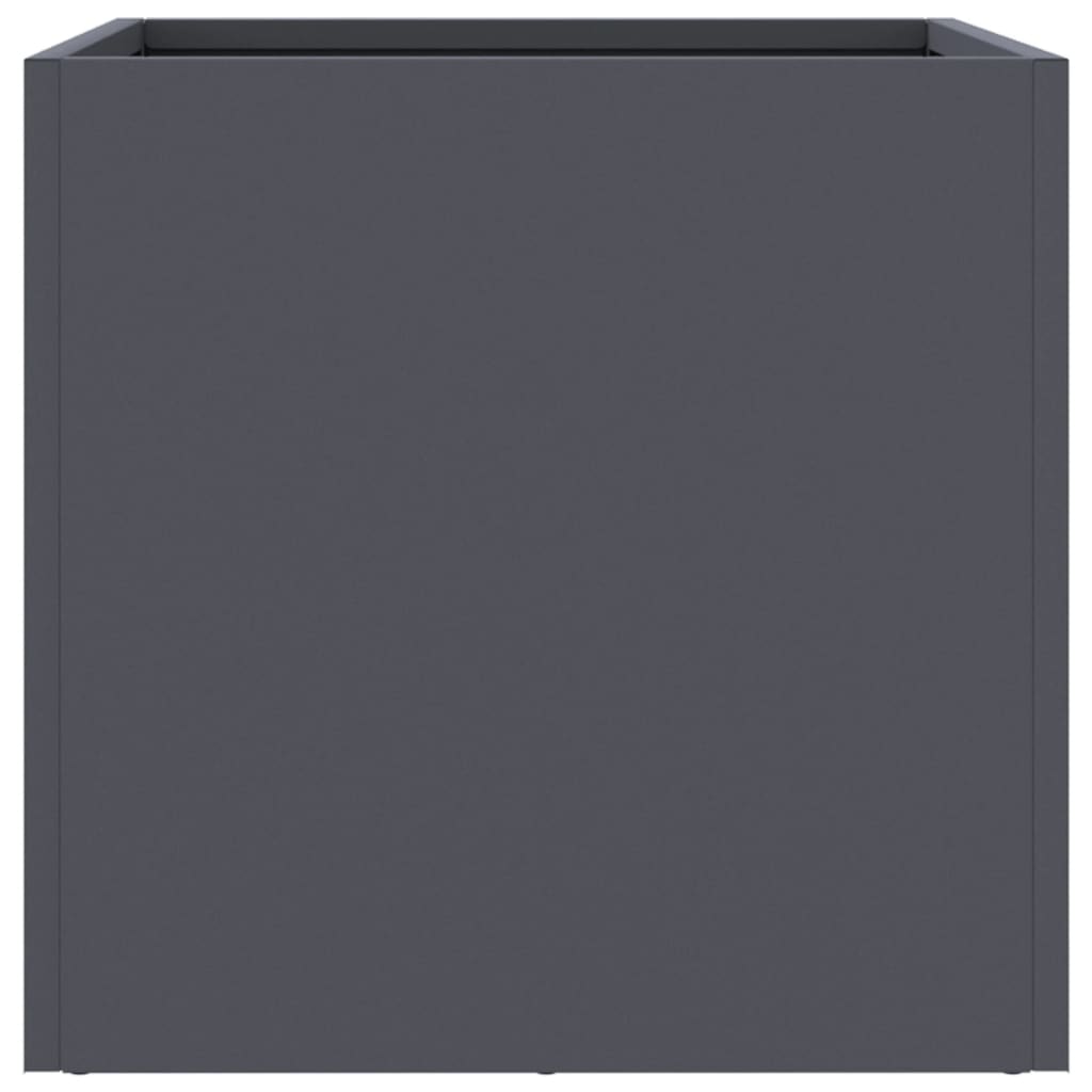 vidaXL Planter Anthracite 32x30x29 cm Steel 6