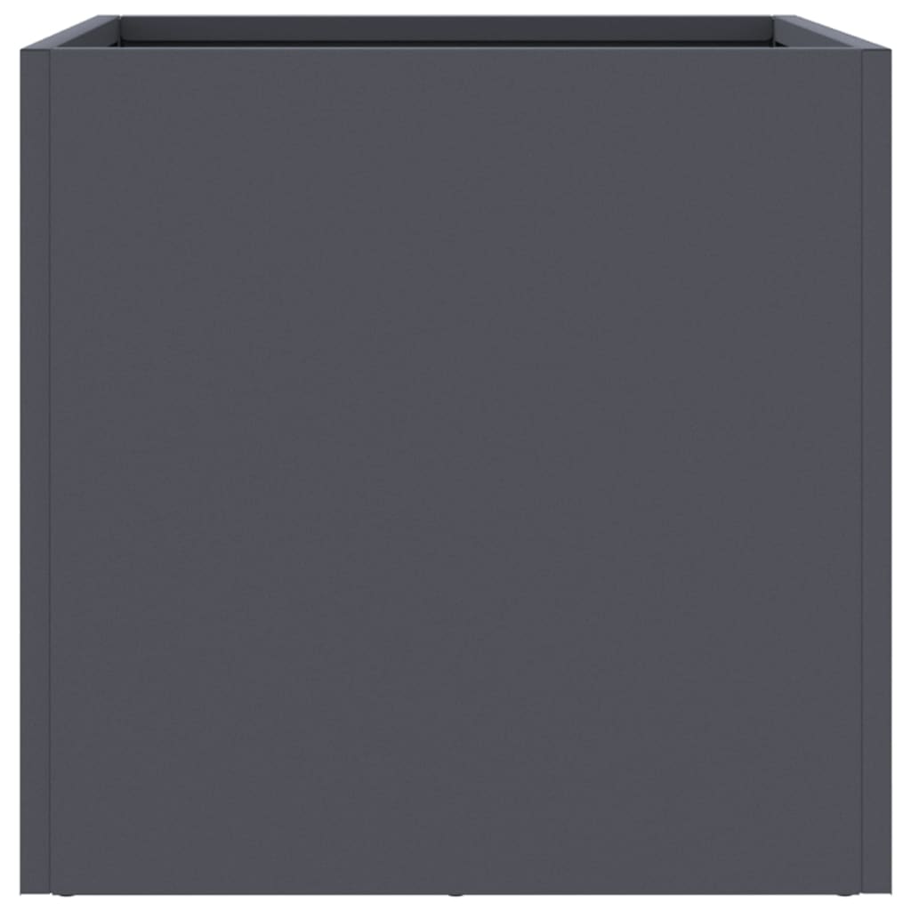 vidaXL Planters 2 pcs Anthracite 32x30x29 cm Cold-rolled Steel 6