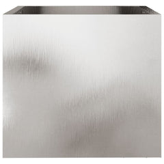 vidaXL Planters 2 pcs Silver 32x30x29 cm Stainless Steel 5