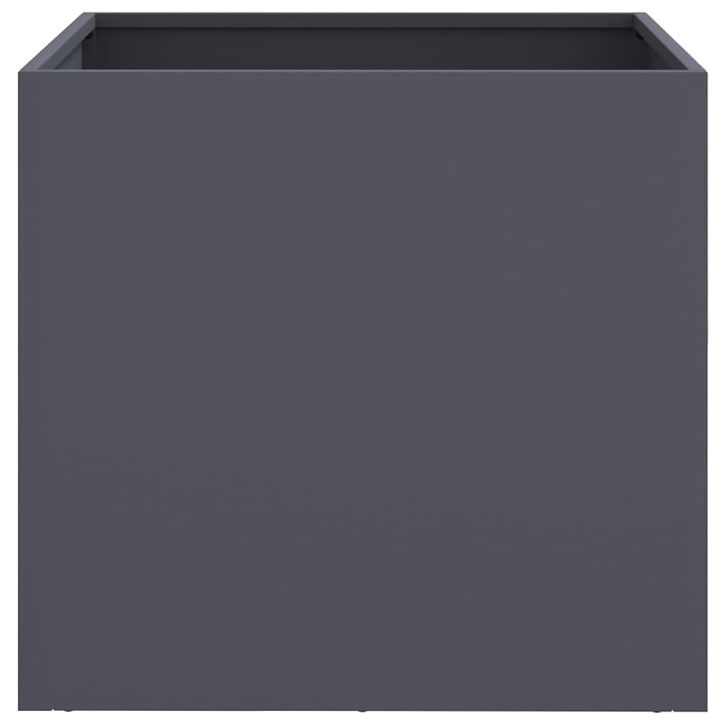 vidaXL Planter Anthracite 42x40x39 cm Steel 4