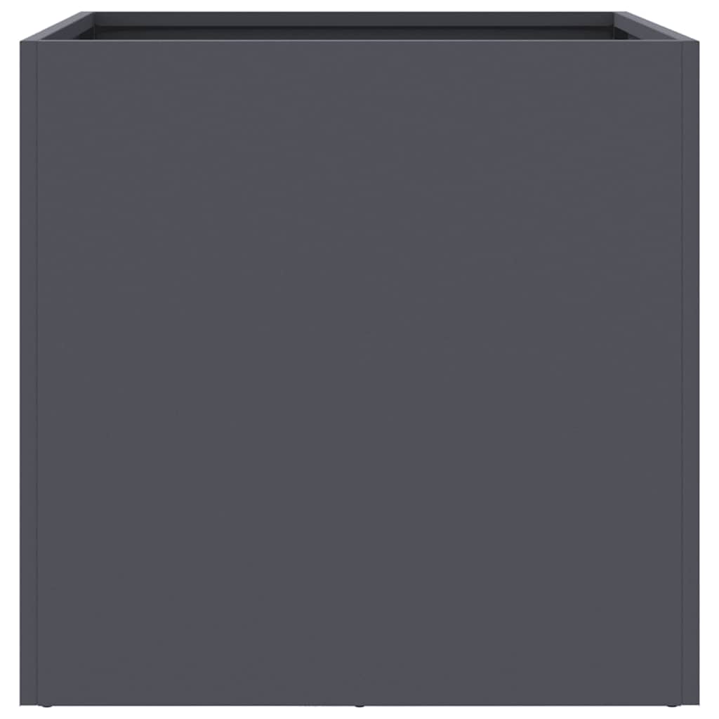 vidaXL Planter Anthracite 42x40x39 cm Steel 5