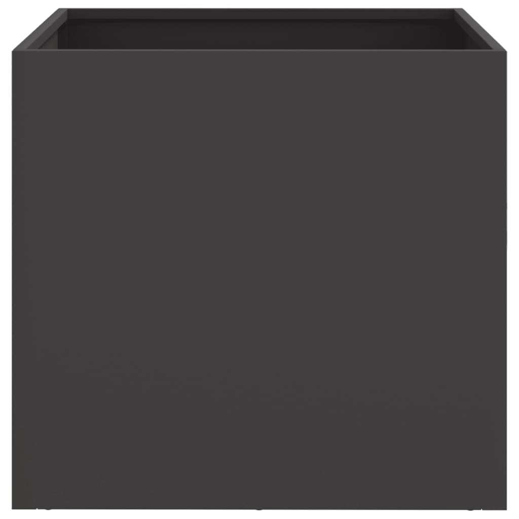 vidaXL Planter Black 49x47x46 cm Steel 4