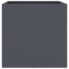 vidaXL Planters 2 pcs Anthracite 49x47x46 cm Steel 6