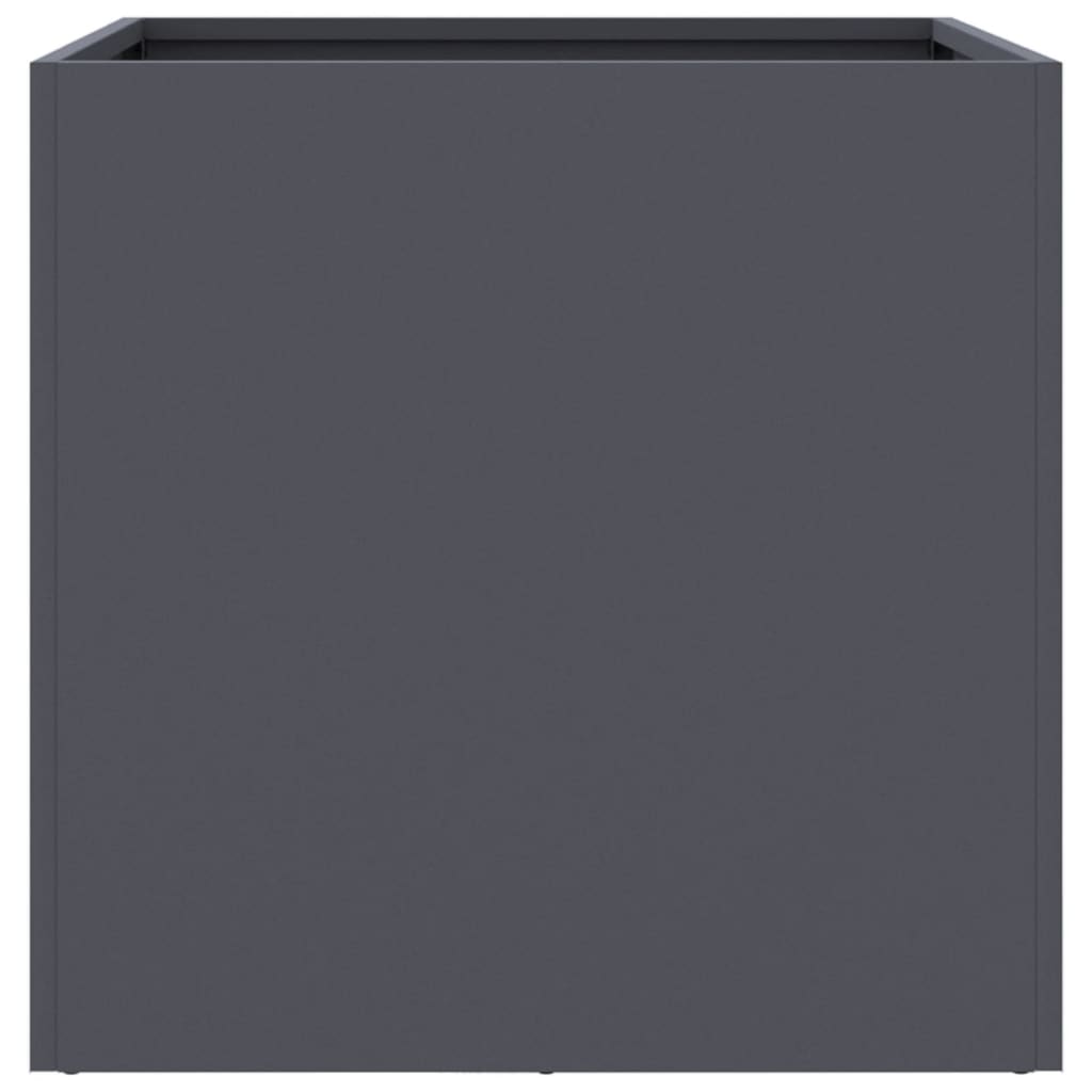 vidaXL Planters 2 pcs Anthracite 49x47x46 cm Steel 6
