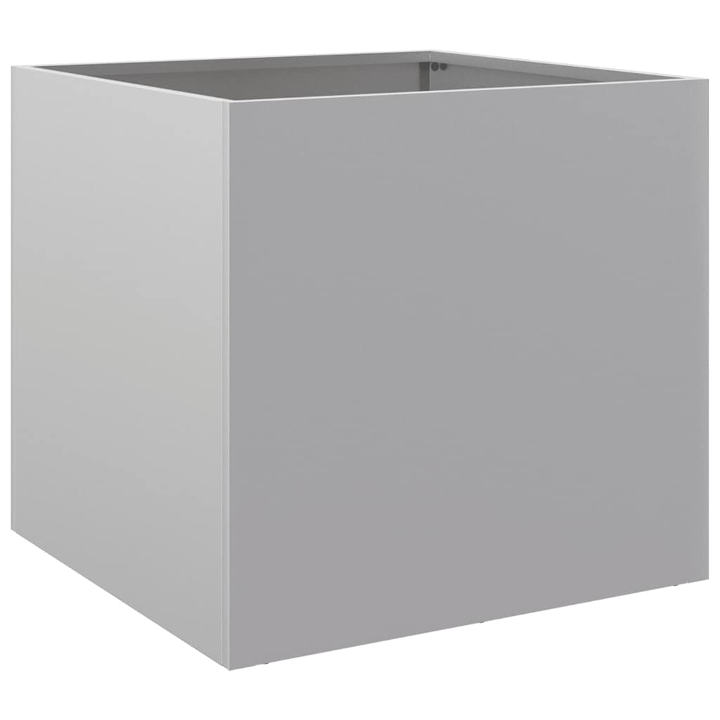 vidaXL Planter Silver 49x47x46 cm Galvanised Steel 2