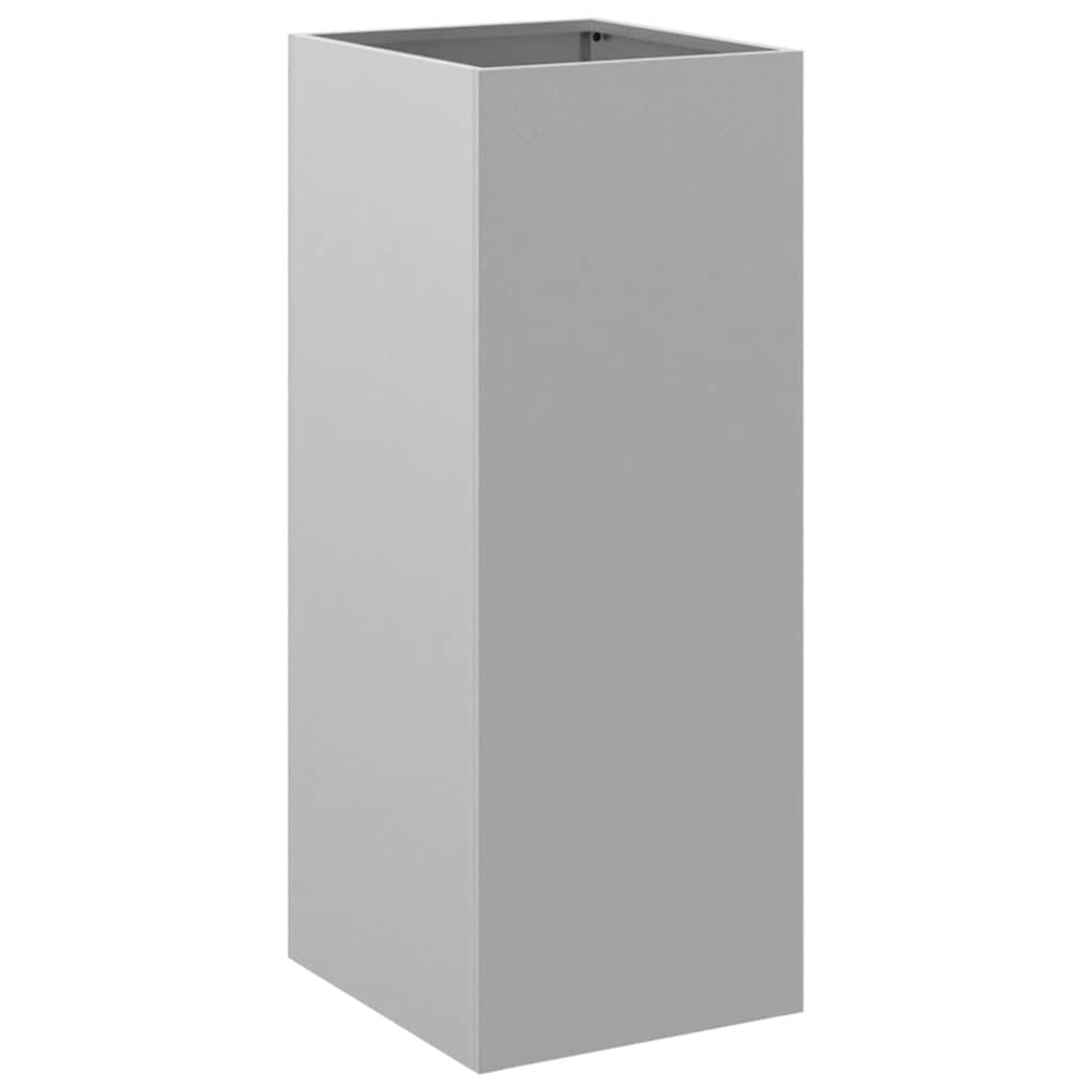 vidaXL Planter Silver 32x29x75 cm Galvanised Steel 2