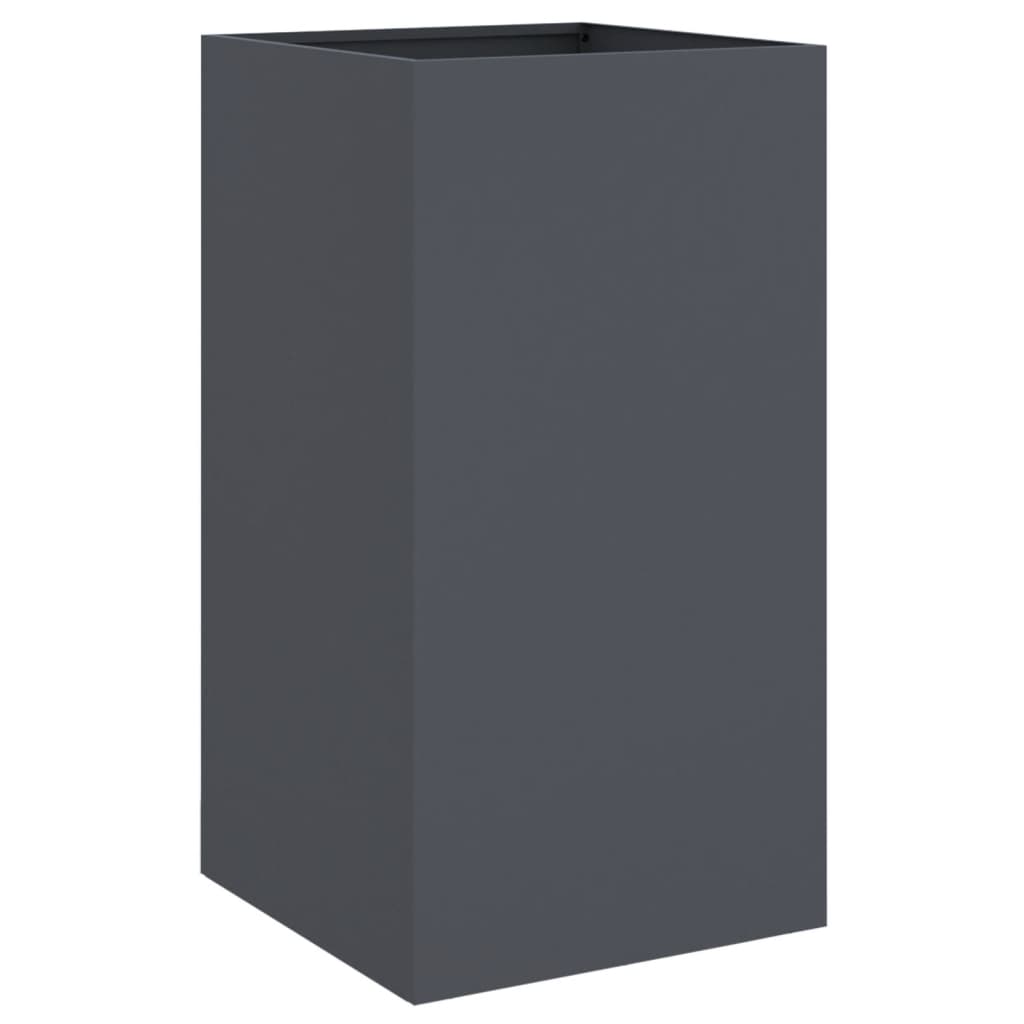 vidaXL Planter Anthracite 42x38x75 cm Steel 2