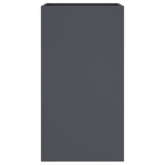 vidaXL Planter Anthracite 42x38x75 cm Steel 5