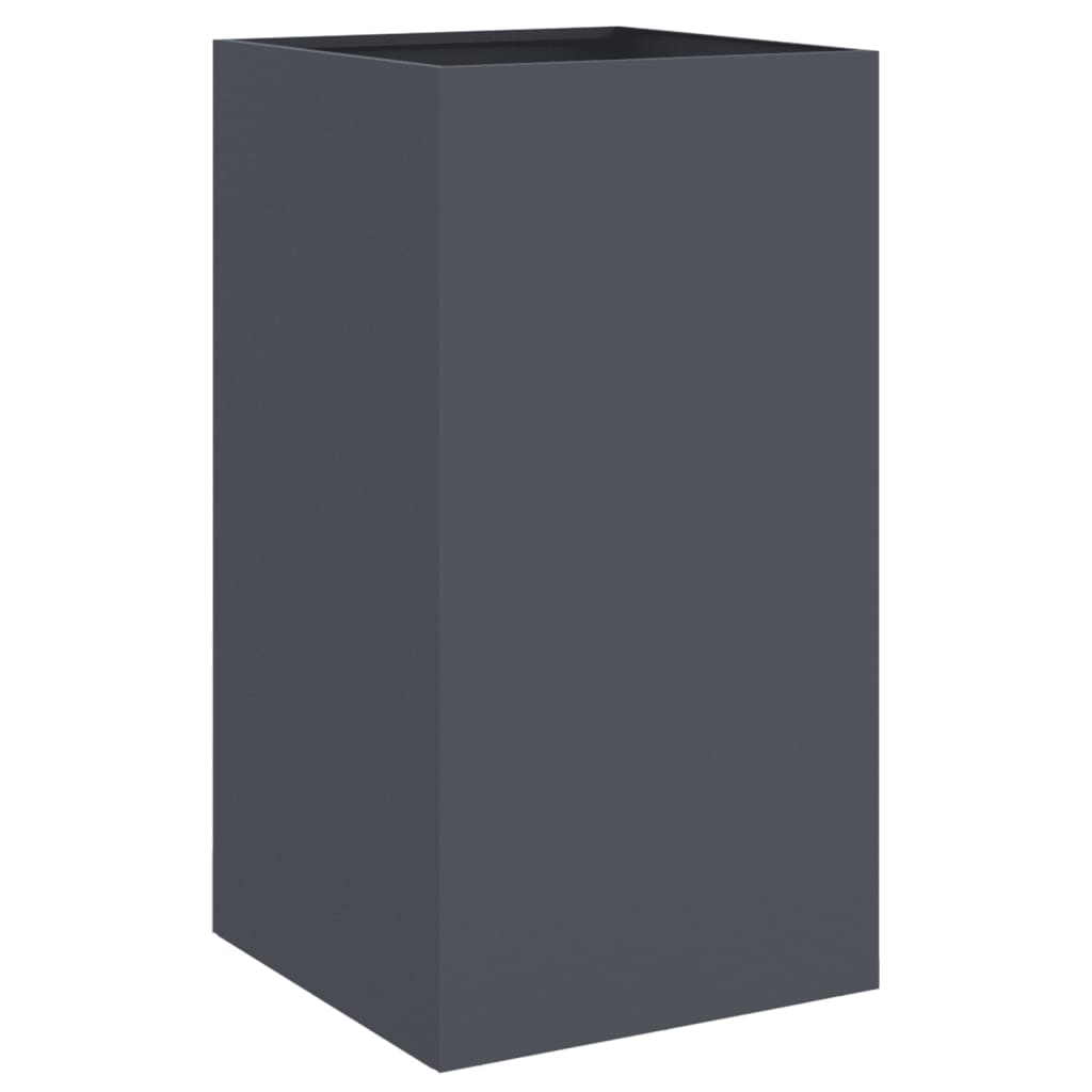 vidaXL Planter Anthracite 42x38x75 cm Steel 6