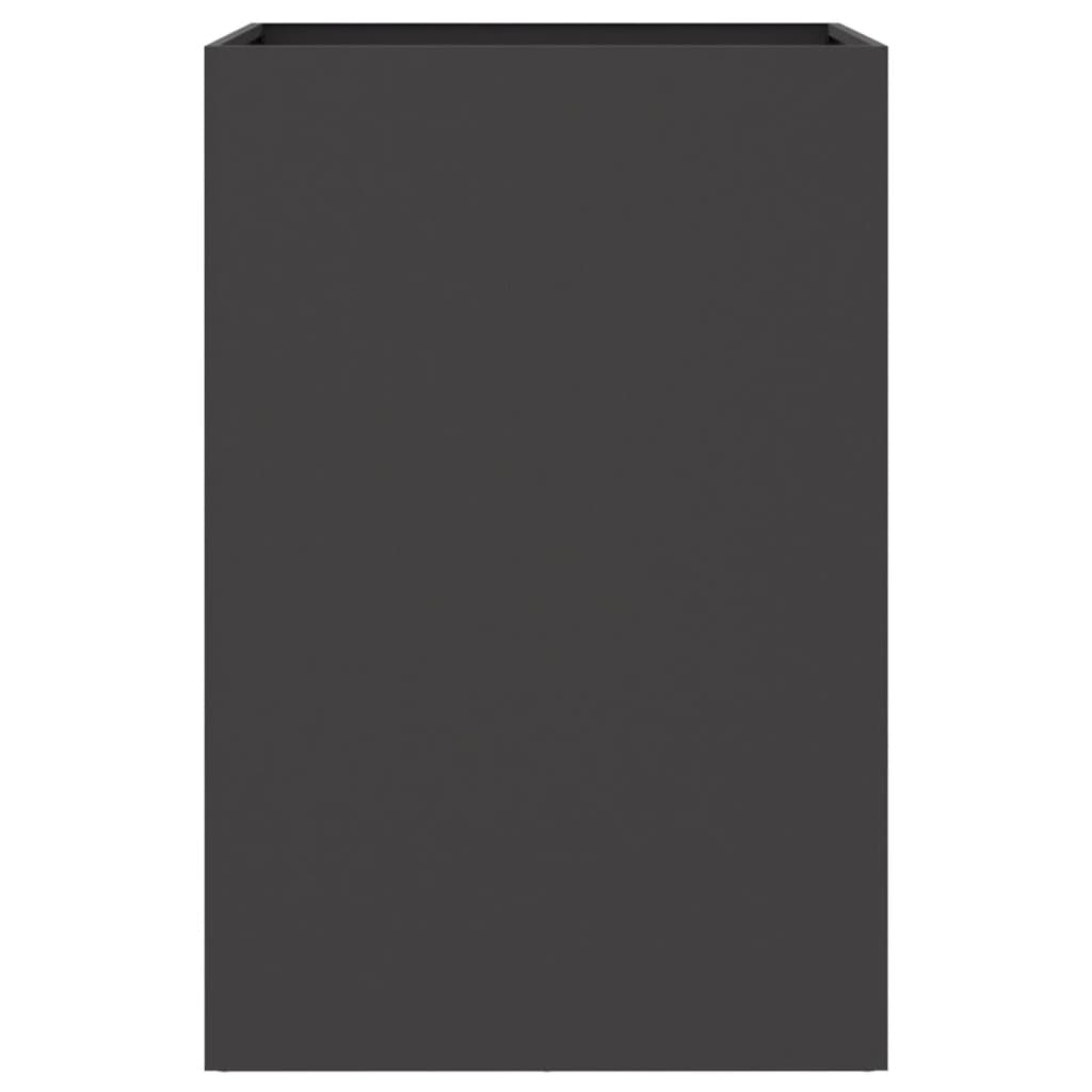 vidaXL Planter Black 52x48x75 cm Steel 5