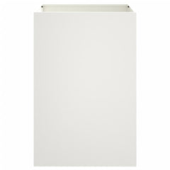 vidaXL Planter White 52x48x75 cm Steel 4