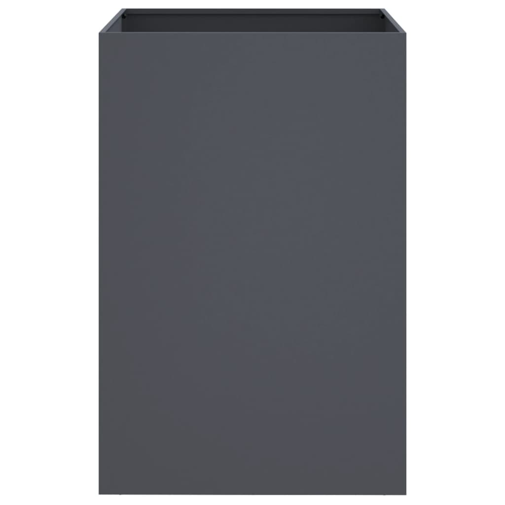 vidaXL Planter Anthracite 52x48x75 cm Steel 4