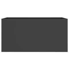 vidaXL Planter Black 62x30x29 cm Steel 5