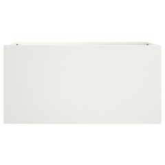 vidaXL Planter White 62x30x29 cm Steel 4