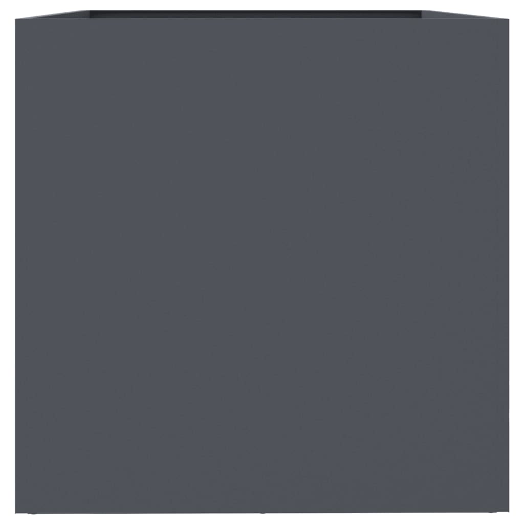 vidaXL Planter Anthracite 62x40x39 cm Steel 6