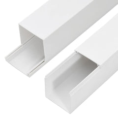 vidaXL Cable Trunking 40x40 mm 10 m PVC 6