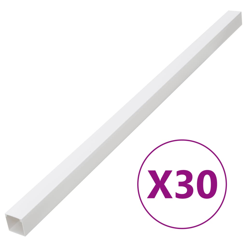 Cable Trunking PVC Screwable 50 x 25 mm – 150 x 50 mm 100 x 60 mm 30 m