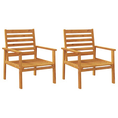 3 Piece Garden Lounge Set Solid Wood Acacia 2x chair + table