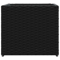 vidaXL Garden Planters 2 pcs Black 36x30x32 cm Poly Rattan 6