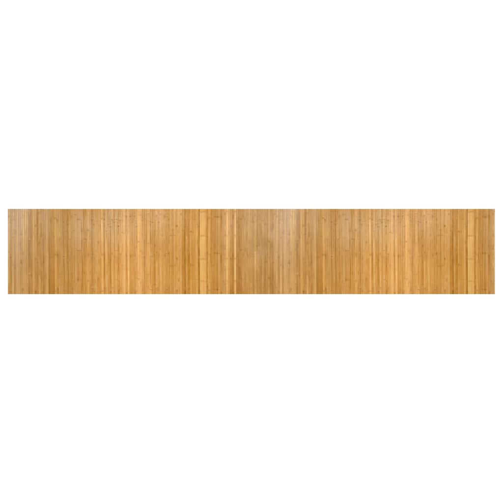 Rug Rectangular 60x400 cm Bamboo Width 60 cm Length 400 cm Natural