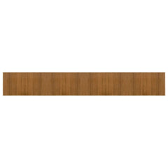Rug Rectangular 60x400 cm Bamboo Width 60 cm Length 400 cm Brown