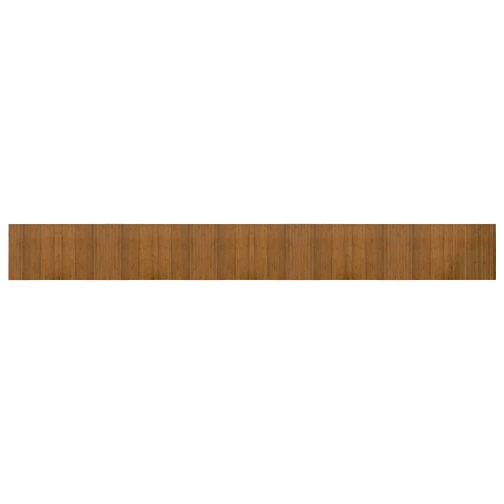 vidaXL Rug Rectangular Brown 60x500 cm Bamboo 2