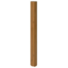 vidaXL Rug Rectangular Brown 60x500 cm Bamboo 3