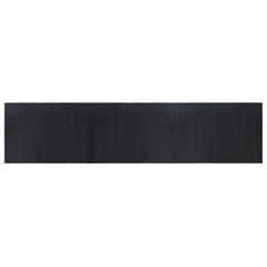vidaXL Rug Rectangular Black 70x300 cm Bamboo 2