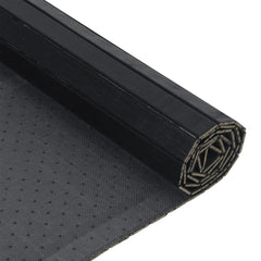 vidaXL Rug Rectangular Black 70x300 cm Bamboo 5