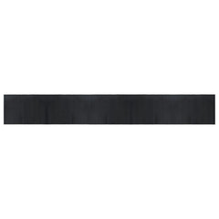 vidaXL Rug Rectangular Black 70x500 cm Bamboo 2