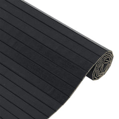 vidaXL Rug Rectangular Black 70x500 cm Bamboo 4