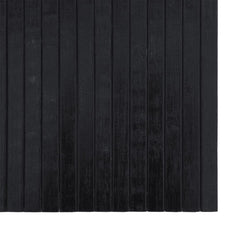vidaXL Rug Rectangular Black 70x500 cm Bamboo 6